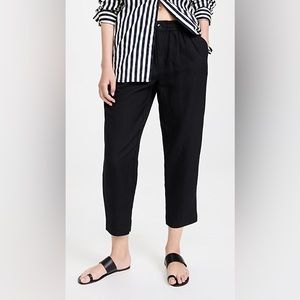 Madewell Black Linen Pant Medium